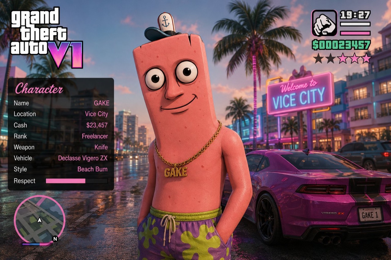 Gake — GTA render