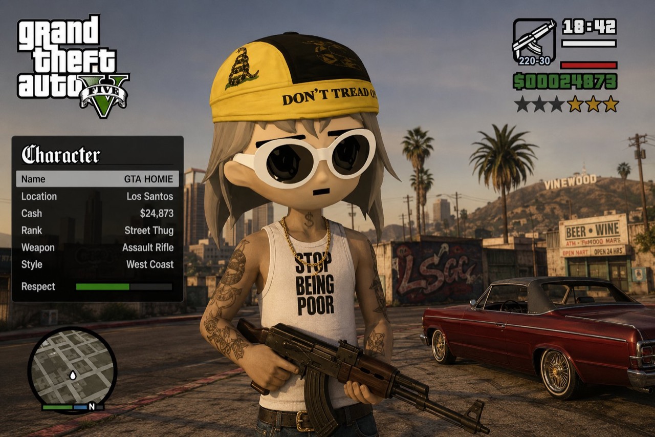 GTA Homie — GTA render